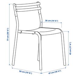 Стул Ikea Geneson (Красный) Thumb