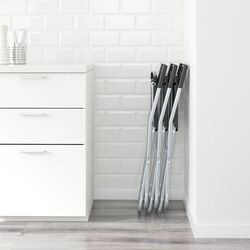 Scaun Ikea Gunde pliant (Negru) Thumb