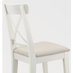 Scaun Ikea Ingolf/Hallarp (Alb/Bej) Thumb