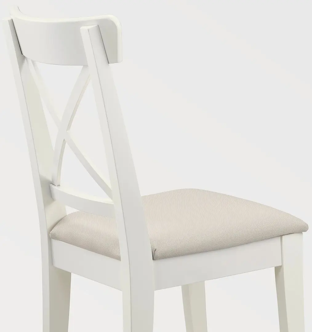 Scaun Ikea Ingolf/Hallarp (Alb/Bej)