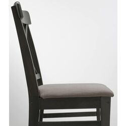 Scaun Ikea Ingolf (Negru-Maro/Nolhaga Gri-Bej) Thumb