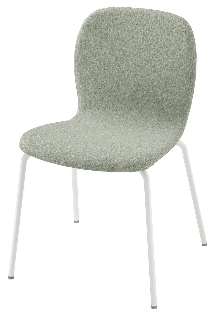 Стул Ikea Karlpetter (Гуннаред Светло-зеленый/Белый Сефаст)