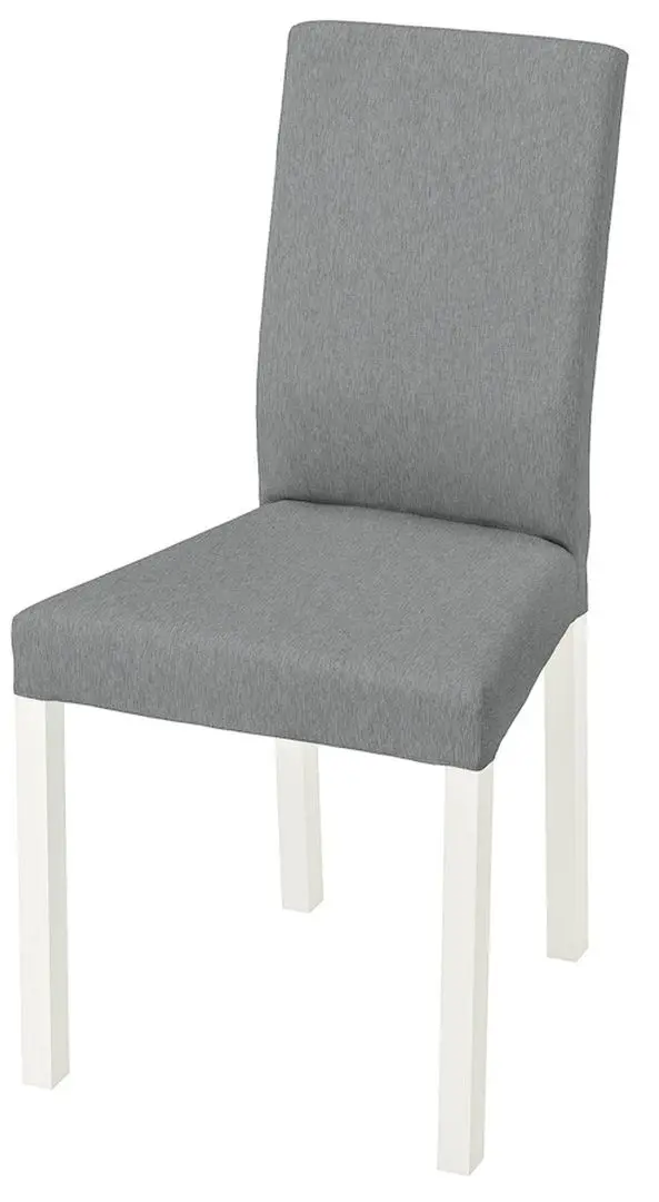 Стул Ikea Kattil/Knisa (Белый/Серый)