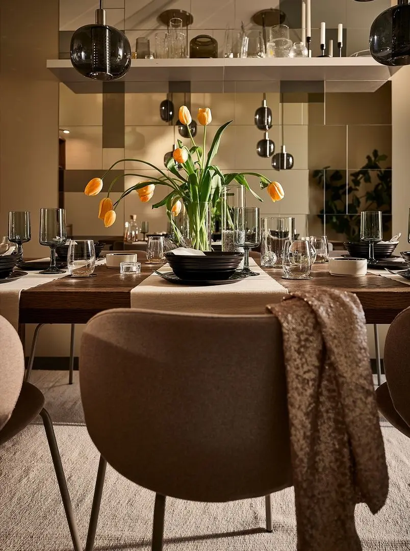 Стул Ikea Krylbo/Tonerud (Темно-бежевый)