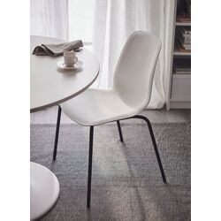 Стул Ikea Lidas/Sefast (Белый/Черный) Thumb