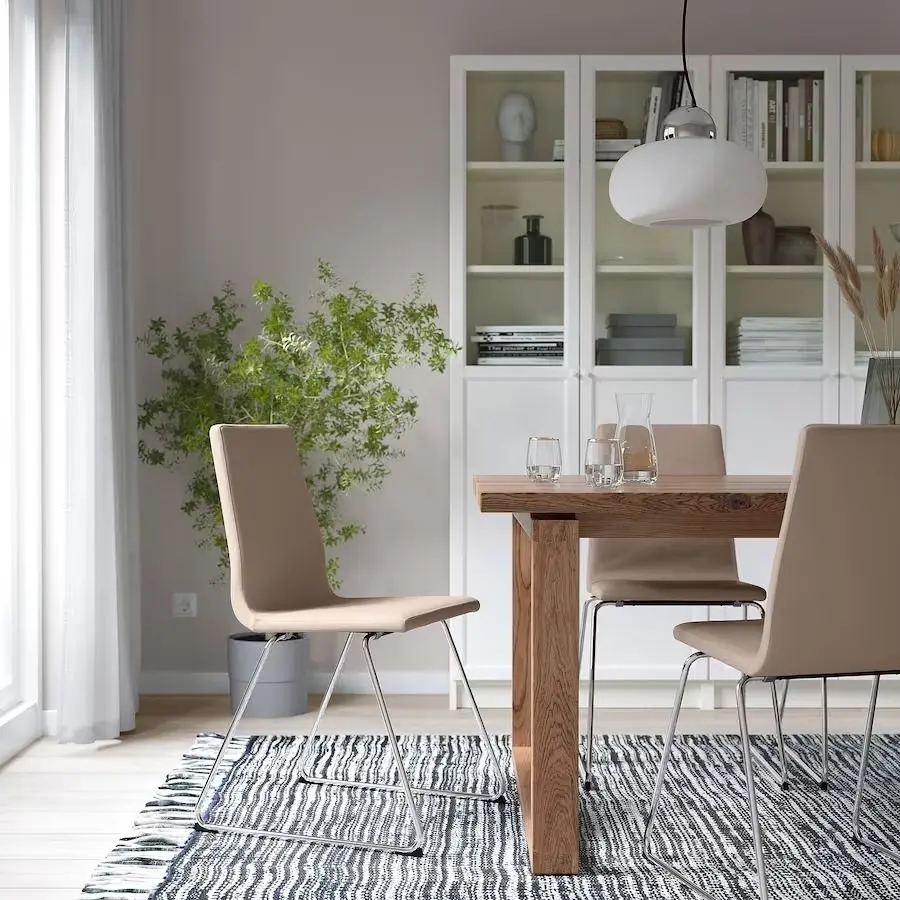 Scaun Ikea Lillanas (Cromat/Grann Bej)