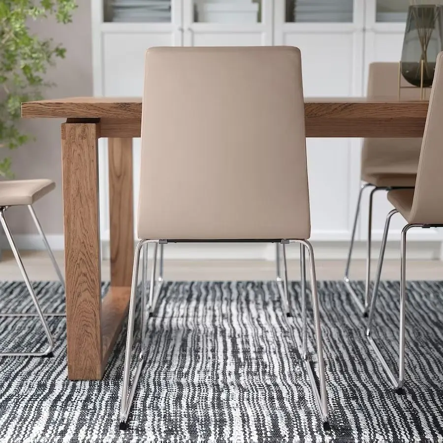 Scaun Ikea Lillanas (Cromat/Grann Bej)