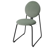 Scaun Ikea Manhult (Negru/Hakebo Gri-Verde)