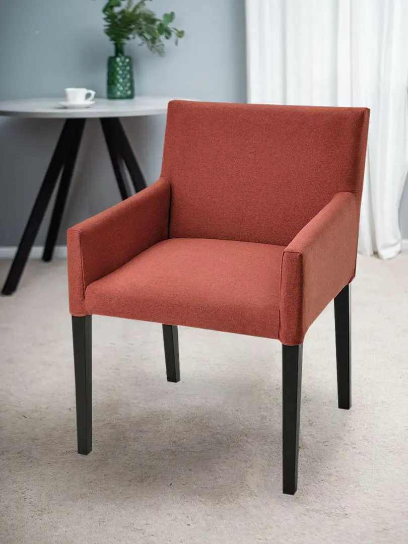 Scaun Ikea Marenas (Negru/Gunnared Roşu-Maro)