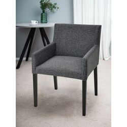 Scaun Ikea Marenas (Negru/Gunnared Gri Inchis)