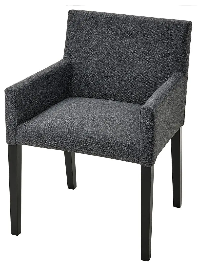 Scaun Ikea Marenas (Negru/Gunnared Gri Inchis)