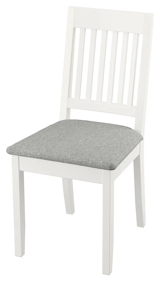 Стул Ikea Nasinge/Tibbleby (Белый/Серо-бежевый)