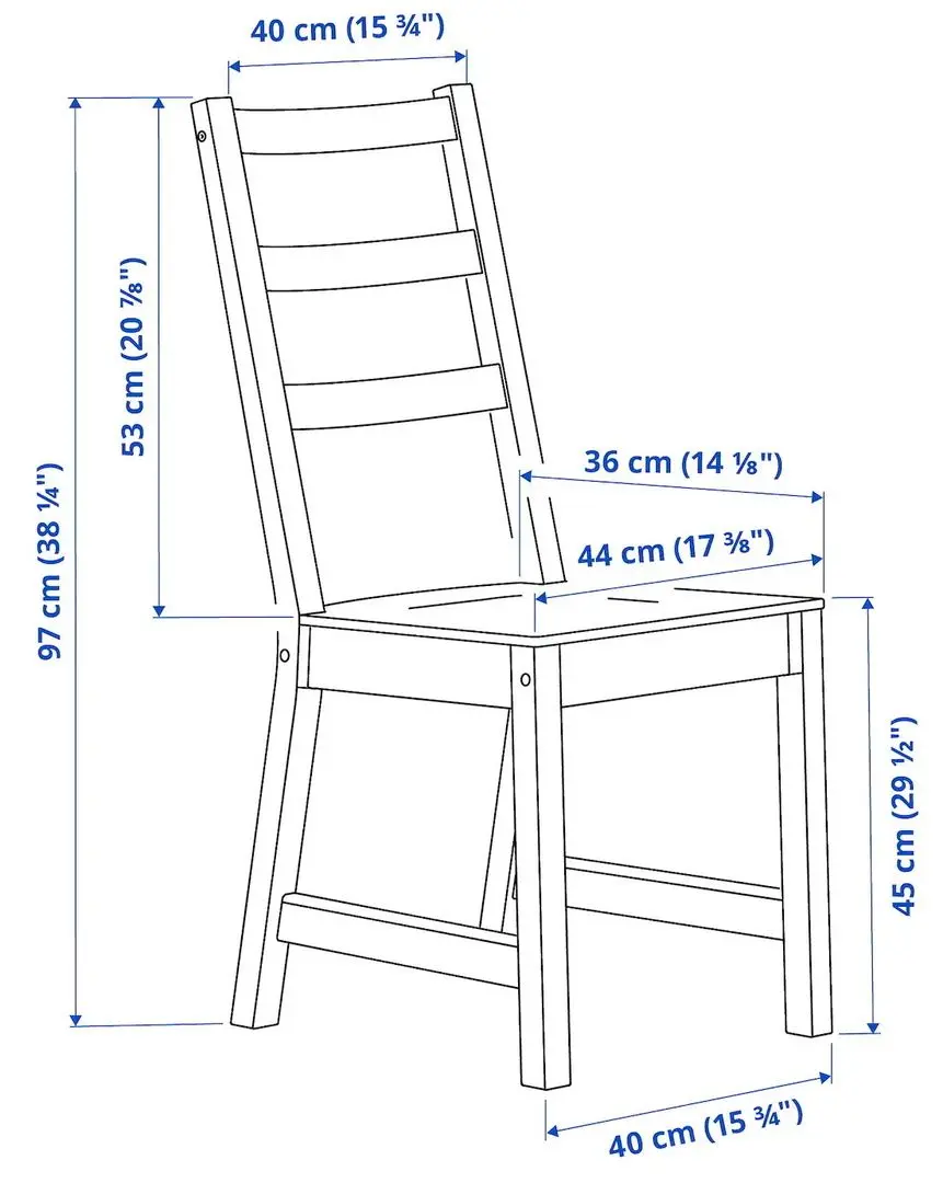 Scaun Ikea Nordviken (Alb)
