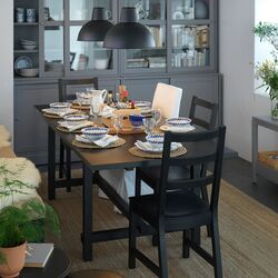 Scaun Ikea Nordviken (Negru) Thumb