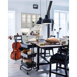 Scaun Ikea Nordviken (Negru) Thumb