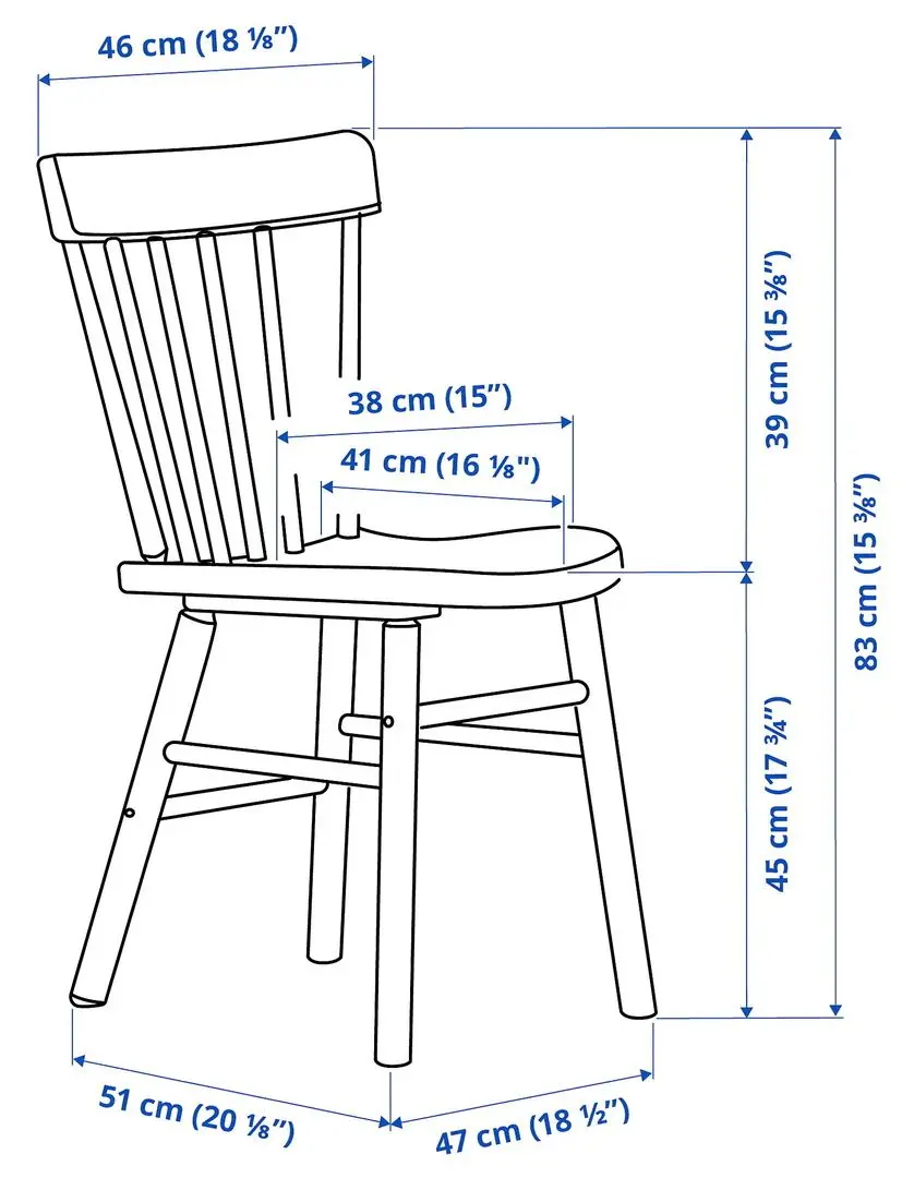 Стул Ikea Norraryd (Белый)