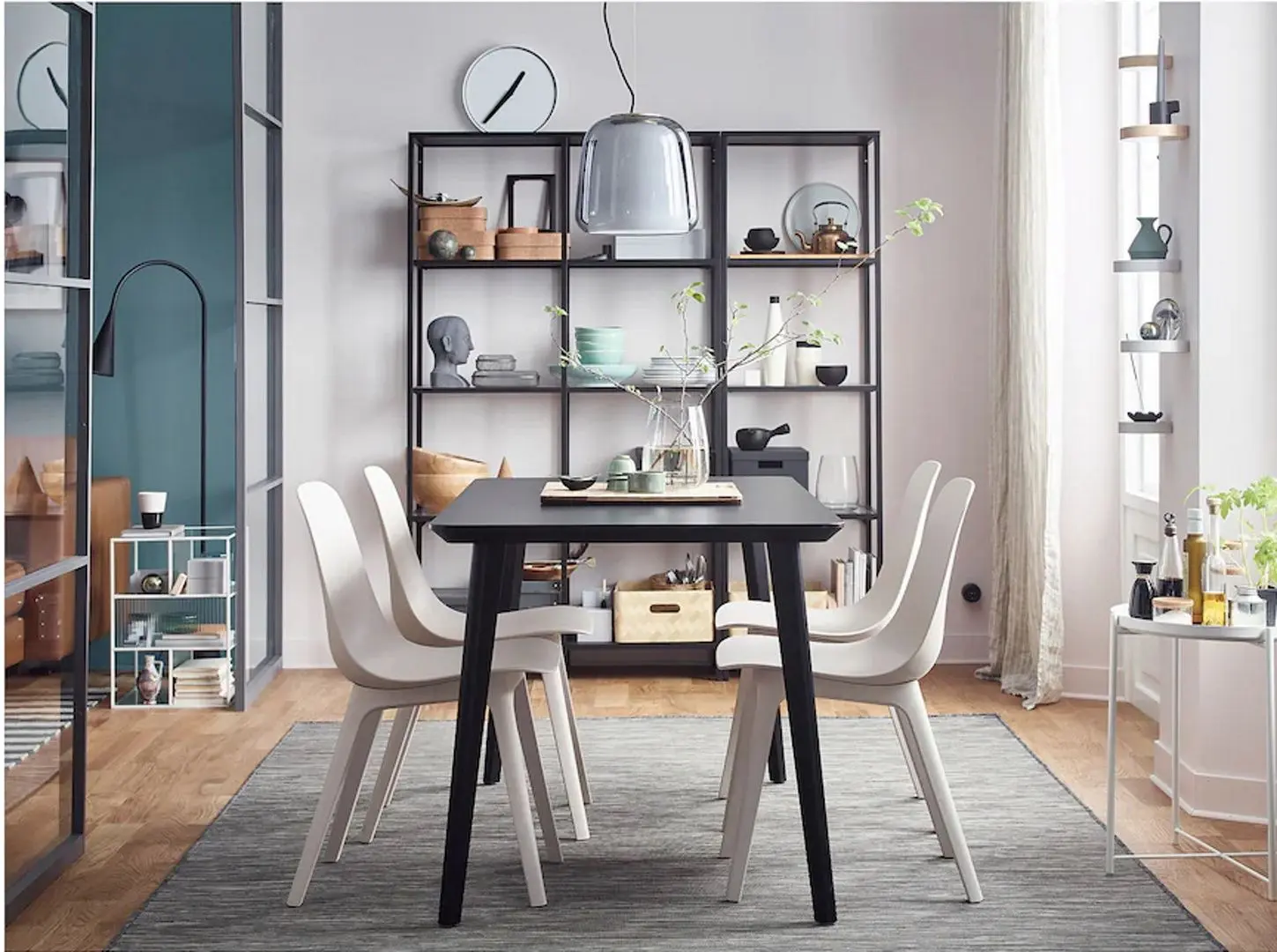 Scaun Ikea Odger (Alb/Bej)