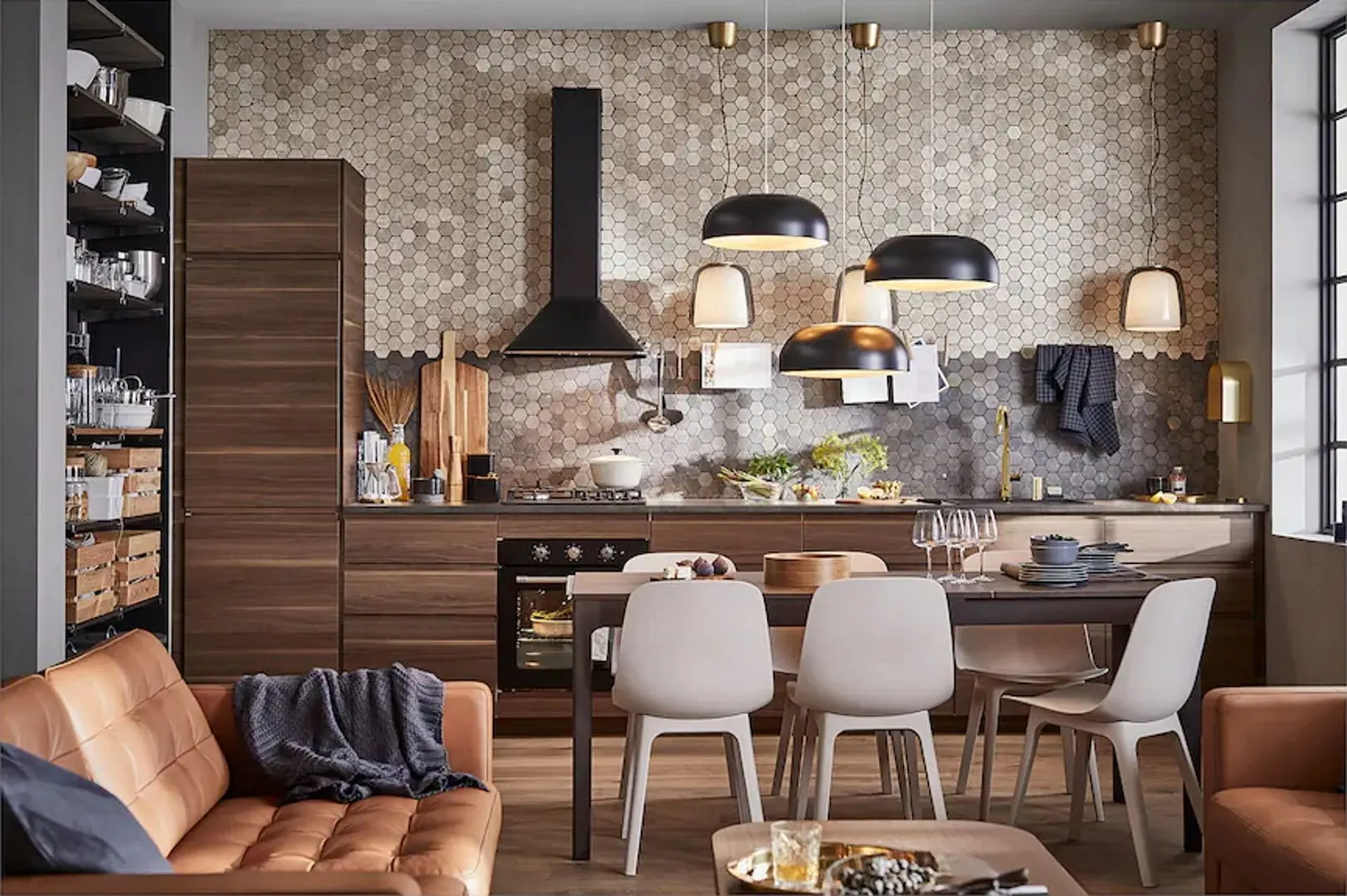 Scaun Ikea Odger (Alb/Bej)