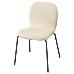 Scaun Ikea Skalsta/Knaback (Bej/Negru-gri)