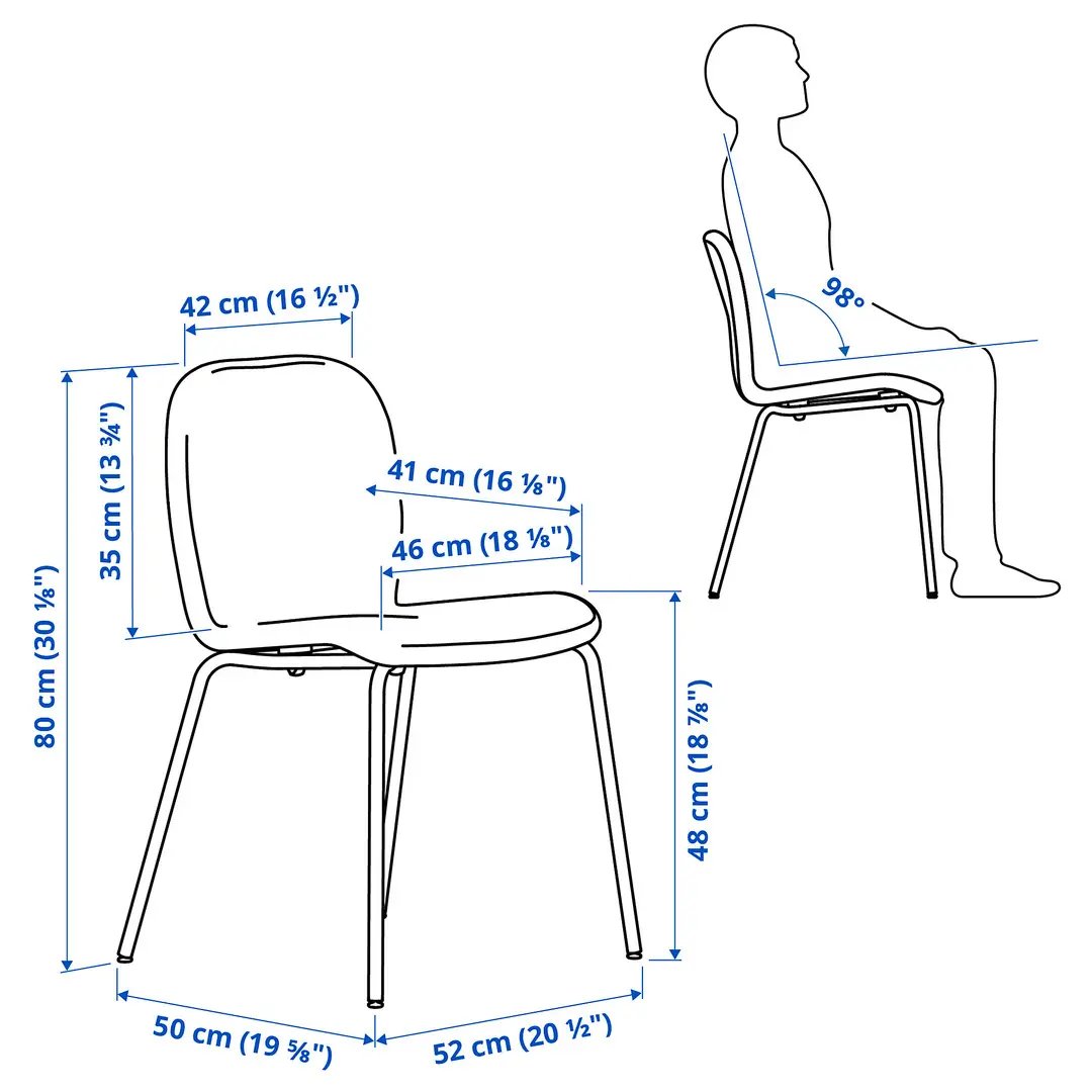 Scaun Ikea Skalsta/Knaback (Bej/Gri deschis-bej)