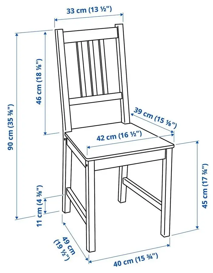 Стул Ikea Stefan (Белый)