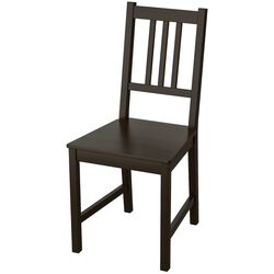 Scaun Ikea Stefan (Negru-Maro)