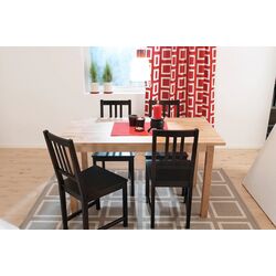 Scaun Ikea Stefan (Negru-Maro) Thumb