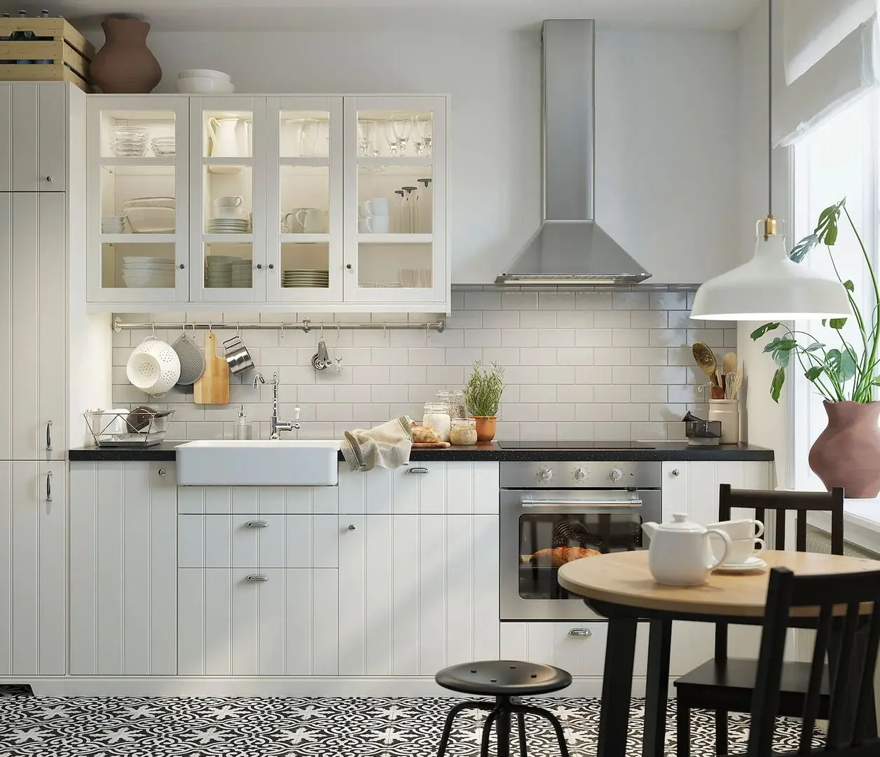 Scaun Ikea Stefan (Negru-Maro)