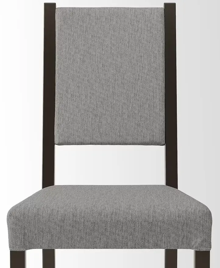 Scaun Ikea Stefan/Knisa (Negru-maro/Gri-bej)