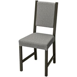 Scaun Ikea Stefan/Knisa (Negru-maro/Gri-bej)