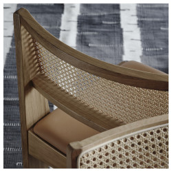 Scaun Ikea Stockholm 2025 ratan (Stejar) Thumb