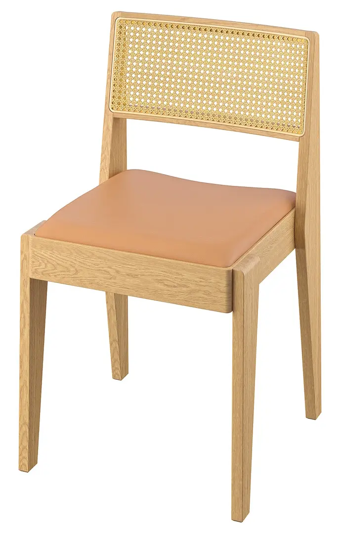 Scaun Ikea Stockholm 2025 ratan (Stejar)