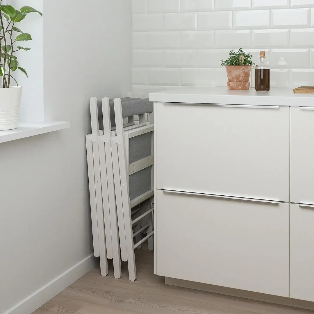 Scaun Ikea Terje pliant (Alb/Knisa Gri) - 4