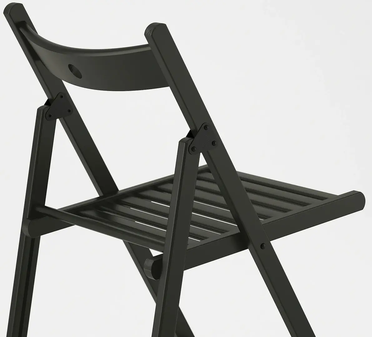 Scaun Ikea Terje pliant (Negru)