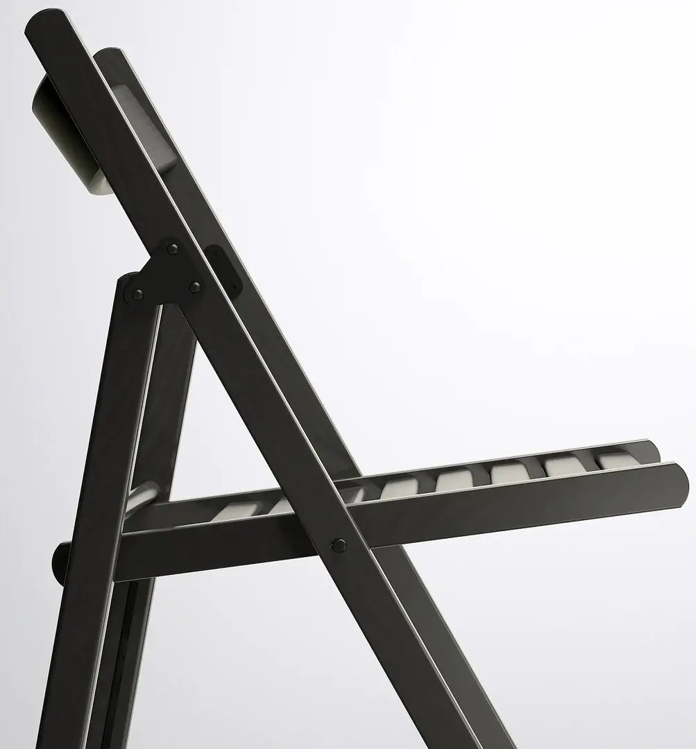 Scaun Ikea Terje pliant (Negru)