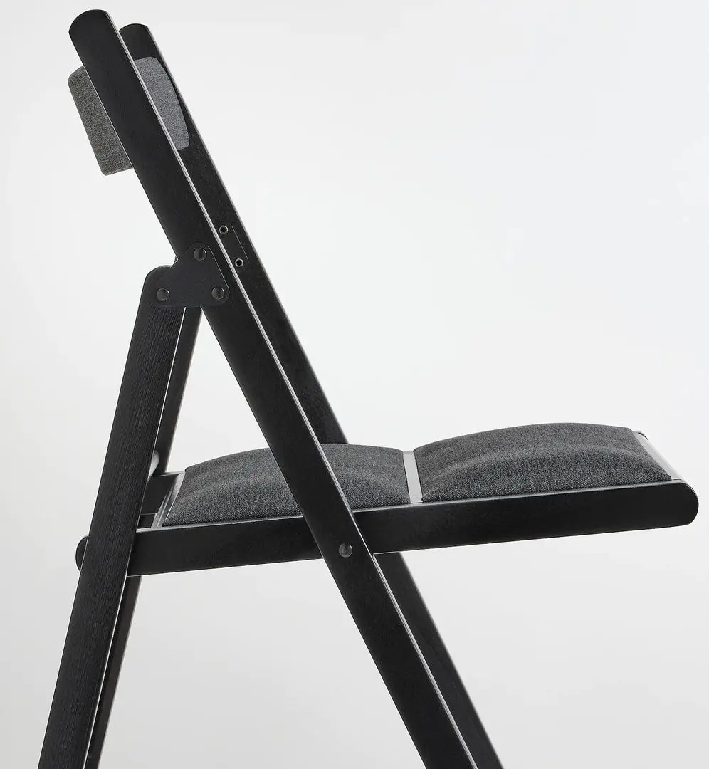 Scaun Ikea Terje pliant (Negru/Knisa Gri Inchis) - 7