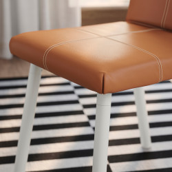 Scaun Ikea Tonstad/Bomstad (Maro-auriu/Alb murdar) Thumb