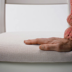 Scaun Ikea Tonstad/Fridtuna (Alb murdar/Bej deschis) Thumb