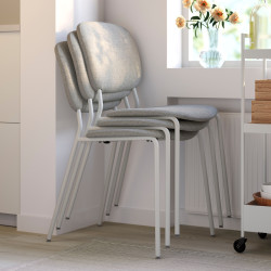 Scaun Ikea Vihals/Tibbleby (Alb/Bej-gri) Thumb