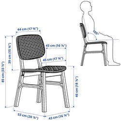 Scaun Ikea Voxlov (Bambus Deschis) Thumb