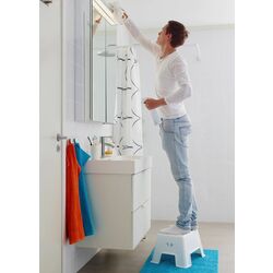 Taburet pentru copii Ikea Bolmen (Alb) Thumb