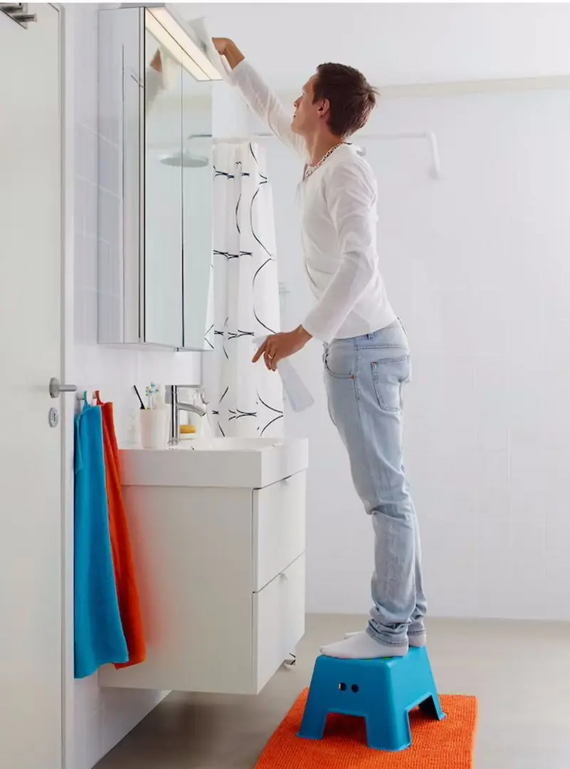 Taburet pentru copii Ikea Bolmen (Albastru)