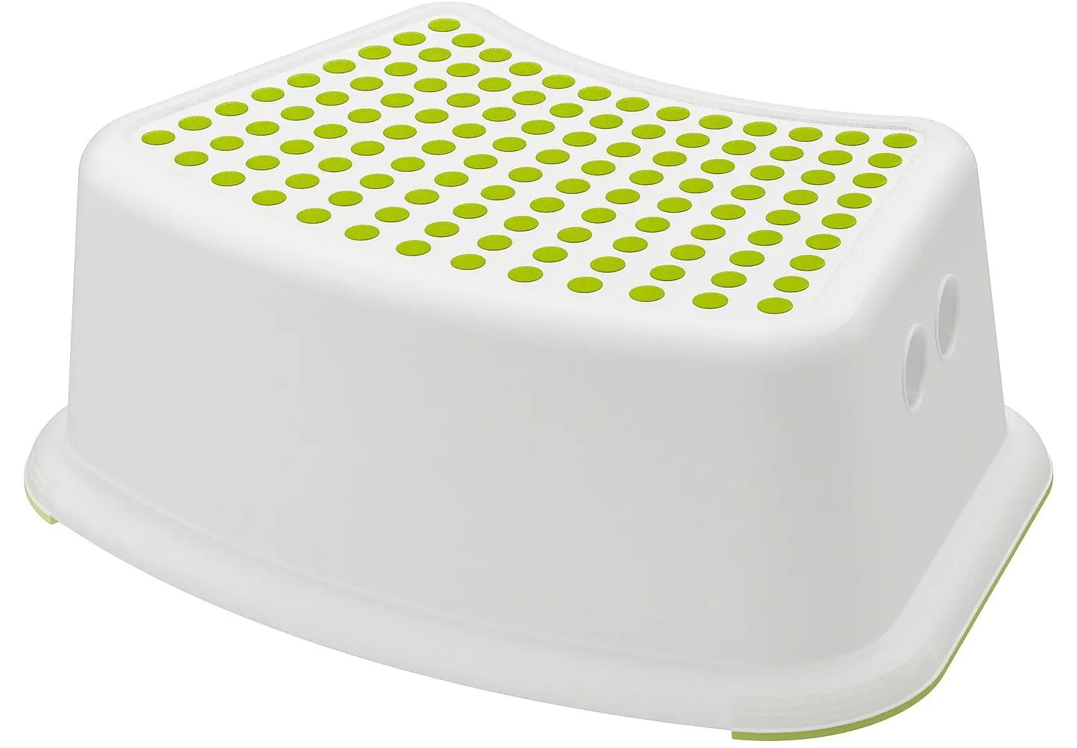 Taburet pentru copii Ikea Forsiktig (Alb/Verde)