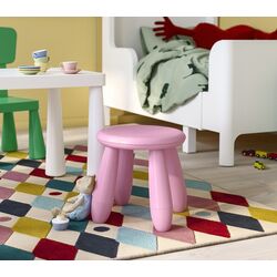 Табурет детский Ikea Mammut (Розовый)