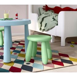 Табурет детский Ikea Mammut (Светло-зеленый)