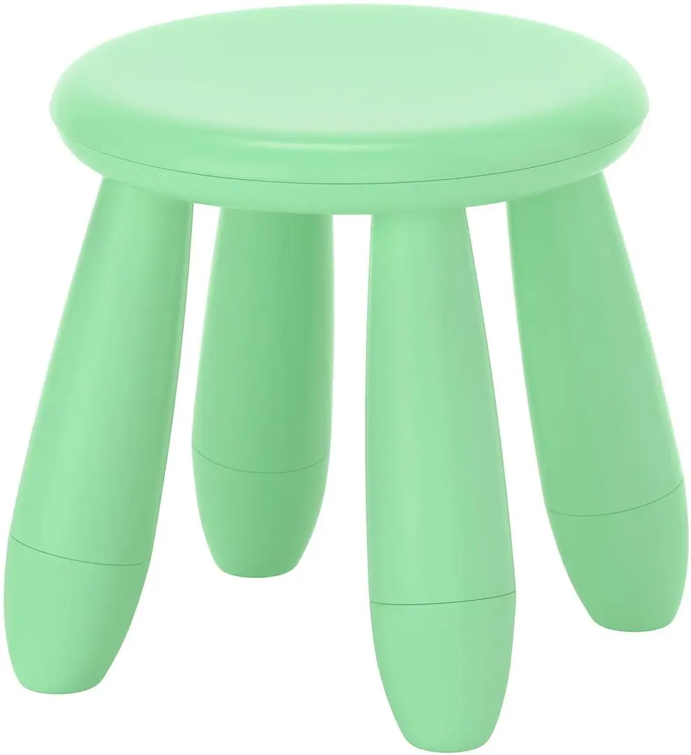 Taburet pentru copii Ikea Mammut (Verde deschis)