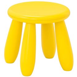 Табурет детский Ikea Mammut (Желтый)