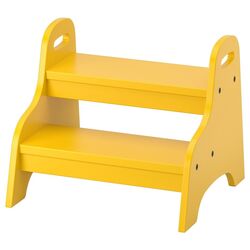 Табурет детский Ikea Trogen 40x38x33 cm (Желтый)