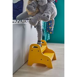 Taburet pentru copii Ikea Trogen 40x38x33 cm (Galben) Thumb