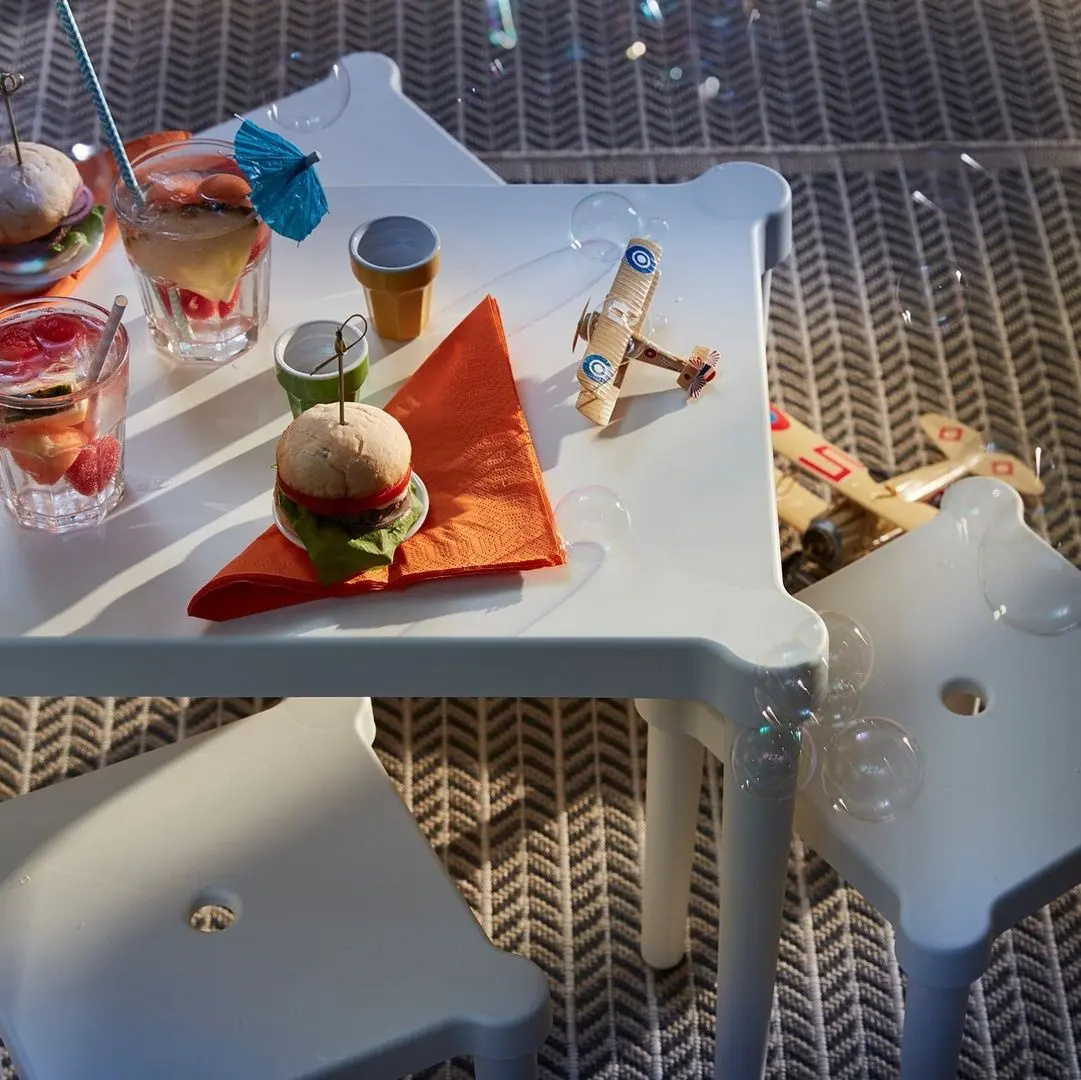 Табурет детский Ikea Utter (Белый)